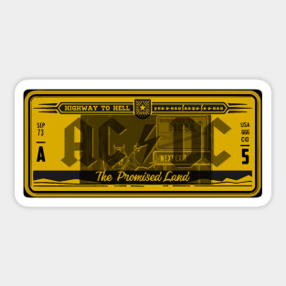 Promised Land License Plate Sticker